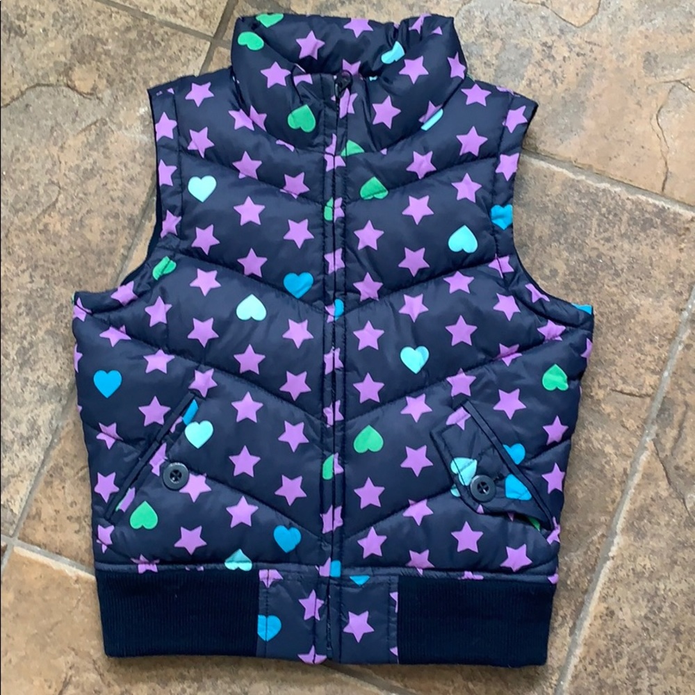 GAP,  NAVY PUFFER VEST, SZ L